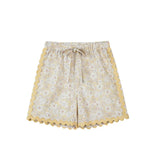 Vignette Madison Floral Shorts - Yellow
