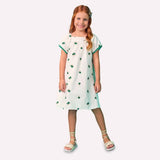 Nanai Embroidered Palm Tree Dress