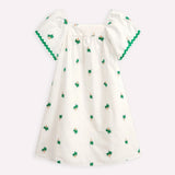 Nanai Embroidered Palm Tree Dress