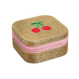 Rockahula Cherry Dreams Glitter Square Jewellery Box