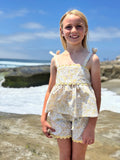 Vignette Madison Floral Shorts - Yellow