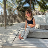 Summer in May Ribbed Wide-Leg Leggings
