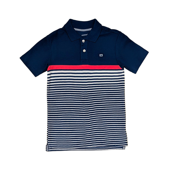 Crown and Ivy Stripe Performance Polo