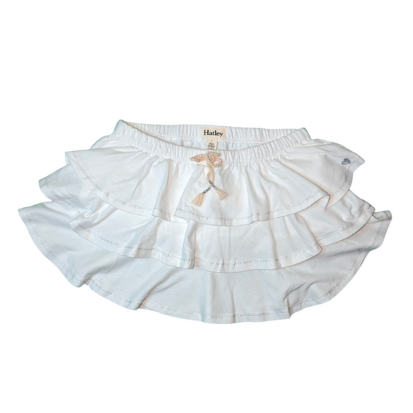 Hatley Tiered White Skirt