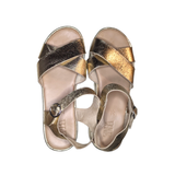 ZARA Gold Flatform Sandals