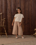 Rylee and Cru Wide Leg Pant - Fawn Gingham