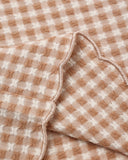 Rylee and Cru Wide Leg Pant - Fawn Gingham