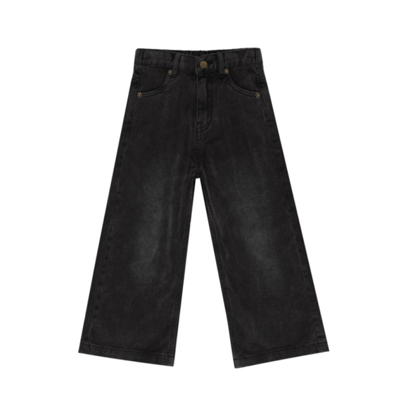 Rylee and Cru Straight Leg Pant || Washed Black