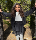 Vignette Black Sequin Skirt