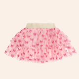 Hux Glitter Bow Tiered Skirt