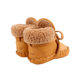 Donsje Jaya Lining Baby Boots - Caramel Nubuck
