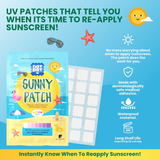 NATPAT UV Sensing Sticker - Natural Sunscreen Reminder