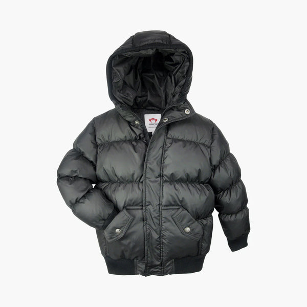 Appaman Puffy Coat Black Little White Sneakers