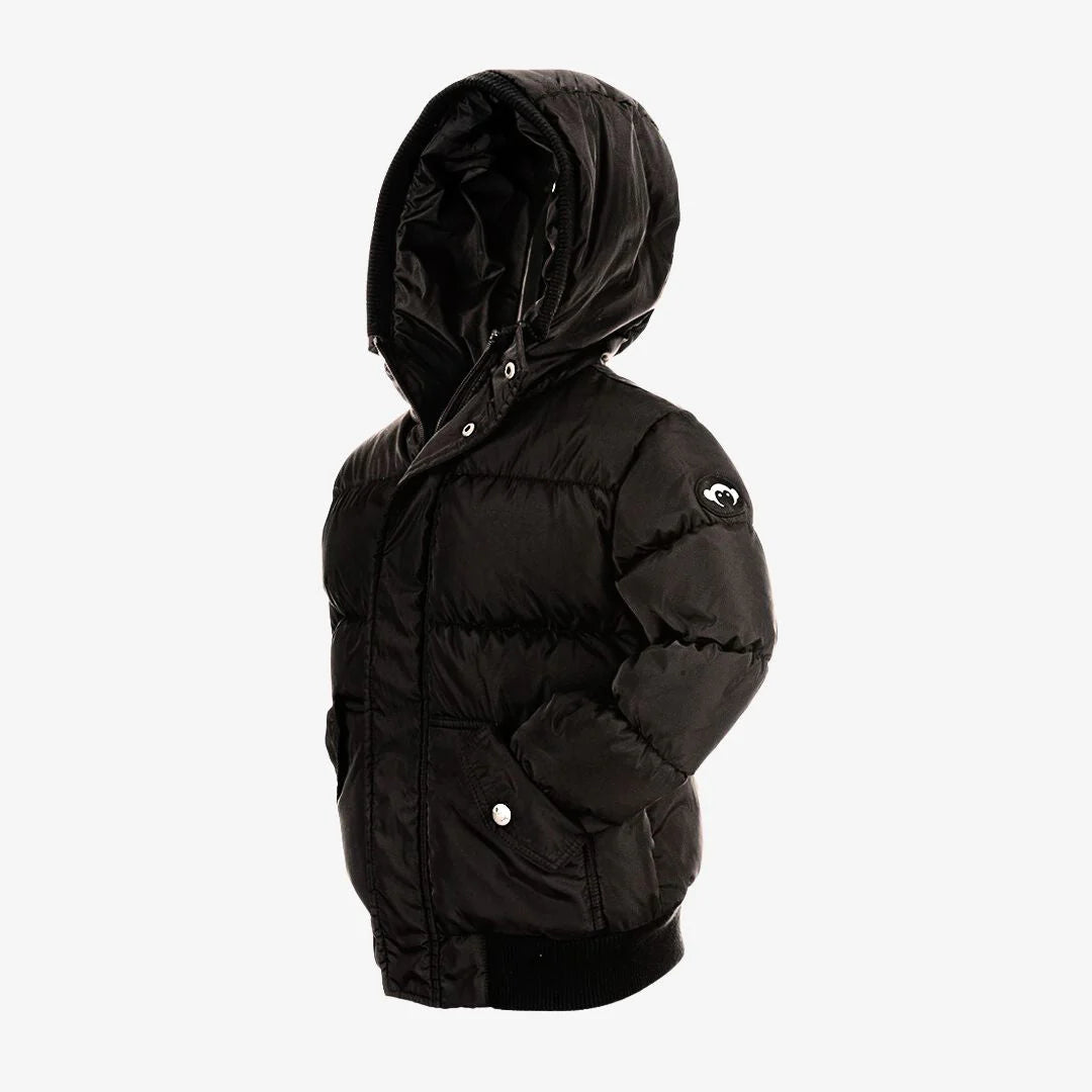 Appaman Puffy Coat Black Little White Sneakers