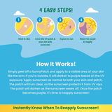 NATPAT UV Sensing Sticker - Natural Sunscreen Reminder