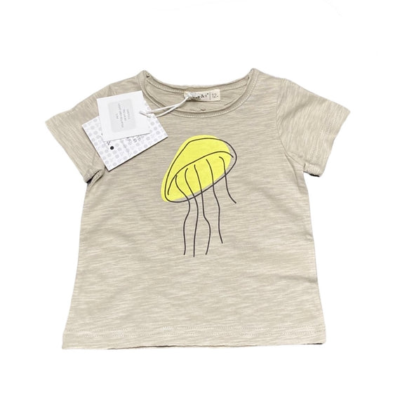 anaïs & i Light Grey Jellyfish T-Shirt