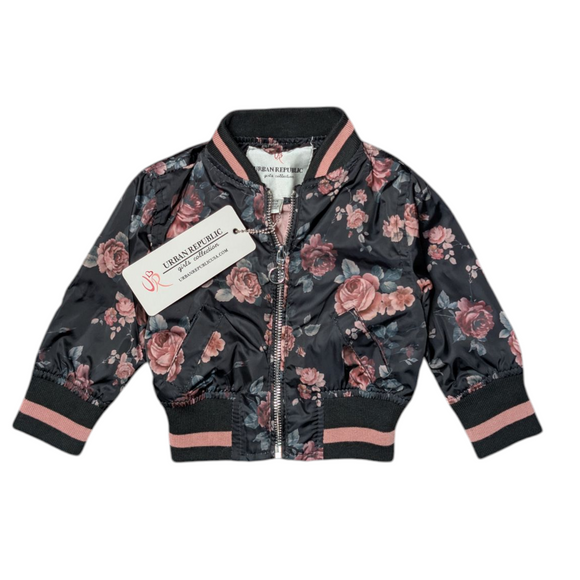 Urban Republic Floral Varsity Jacket