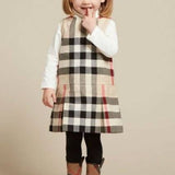 Burberry Cotton Twill Check Dress