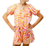 Zara Swirl Boxy Romper