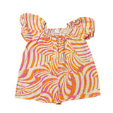 Zara Swirl Boxy Romper