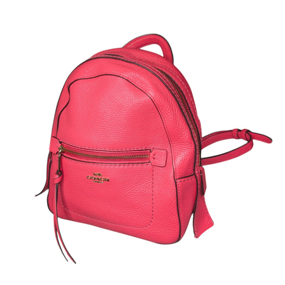 Coach Andi Leather Pink Mini Backpack – Little White Sneakers