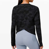 Lululemon Camo Rise and Run Shirt