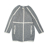 Chloé Grey Marl Fleece Lined Coat