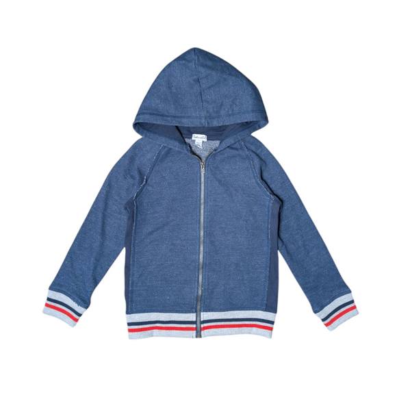 Splendid Full-Zip Deconstructed Panel Hoodie