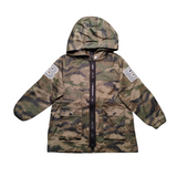 THE BRAND Camo Jacket With Cinched Waistband