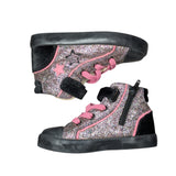 M&S Glitter Star High-Top Sneakers