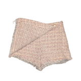 Zara Tweed Fringe Cropped Jacket and Skort Set