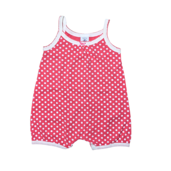 Petit Bateau Polka Dot Romper