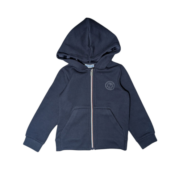 Jacadi Navy Full-Zip Lined Hoodie