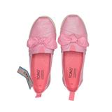Toms Shimmer Bow Alpargata Shoes