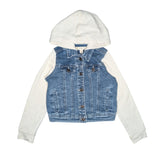 Tucker + Tate Girls Hooded Heart Denim Jacket