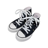 Converse High-Tops with Embroidered Polka Dots