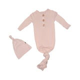 Kyte Baby Knotted Sleep Gown with Matching Cap