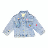 Zara Embroidered Jean Jacket