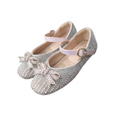 Doe a Dear Rhinestone Pearl Flats