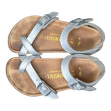 Birkenstock Silver Rio Sandals