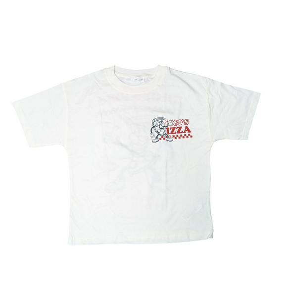 Zara ‘Luigi’s Pizza’ Graphic Tee