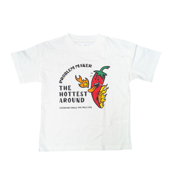 Zara Chilli Pepper Graphic Tee