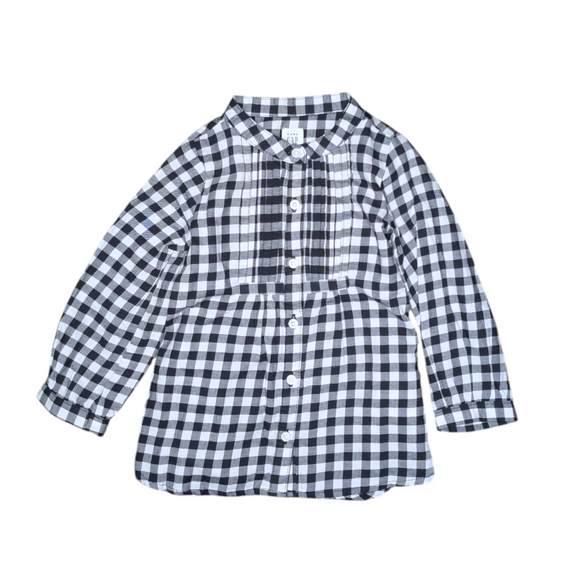 Gap Plaid Tunic Shirt