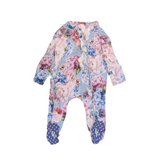 Posh Peanut Floral Ruffled Sleeper