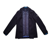 Hugo Boss Navy Wool Coat