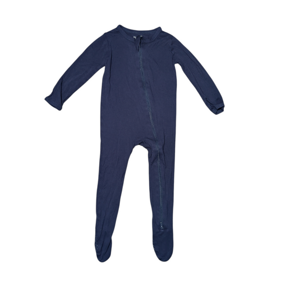 Kyte Baby Footed Navy Sleeper