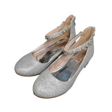 Badgley Mischka Block Heel Bedazzled Dress Shoes