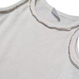 Zara Rhinestone Rib Tank