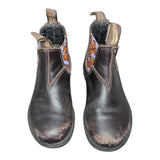Blundstone Brown Lilac Butterfly Boots