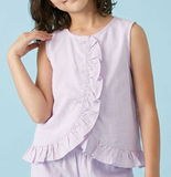 Zara Linen Blouse and Pant Set